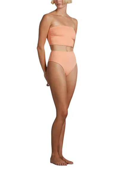 Bondi Born Poppy Bikini Bottom In Peach In Orange