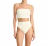 Bondi Born Poppy Bikini Bottom In Porcelain In White