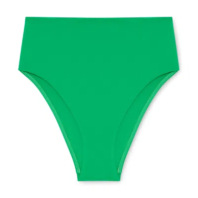 Bondi Born Poppy Bikini Bottoms In Green