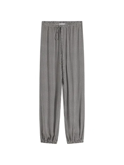 Bondi Born Salema Polka-dot Trousers In Gray