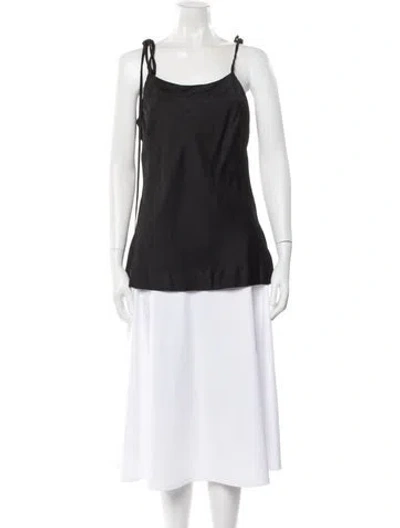 Pre-owned Bondi Born Scoop Neck Sleeveless Top In Black