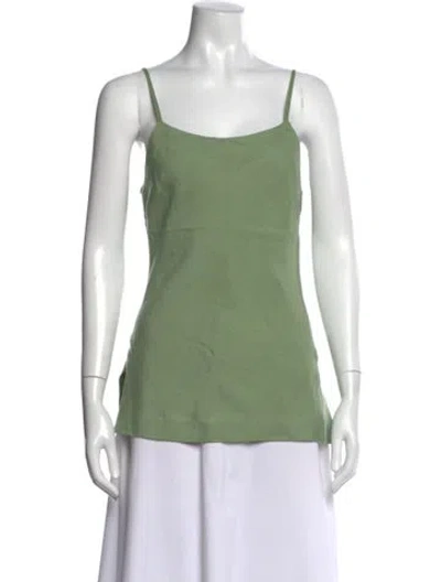 Pre-owned Bondi Born Scoop Neck Sleeveless Top In Green