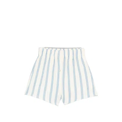 Bondi Born Striped Shorts In Gray