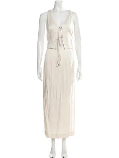 Pre-owned Bondi Born Skirt Set In Yellow