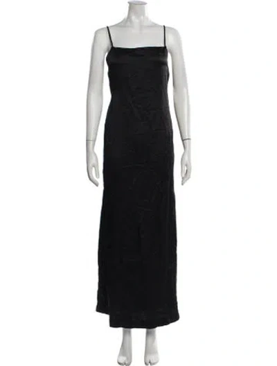 Pre-owned Bondi Born Square Neckline Long Dress W/ Tags In Black