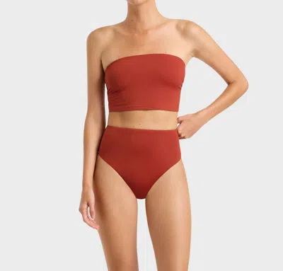 Bondi Born Stella Bikini Top In Sienna In Gold