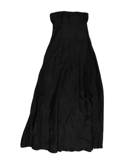 Pre-owned Bondi Born Strapless Long Dress W/ Tags In Black