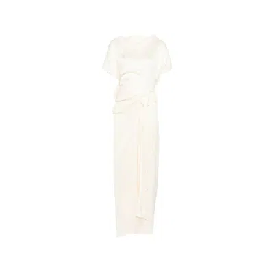 Bondi Born Tie Side Maxi Dress In Neutral