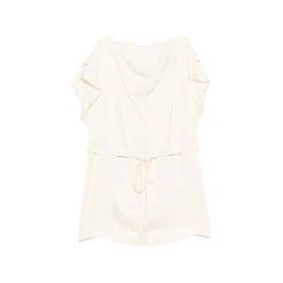 Bondi Born Waist-tie Top In Neutral