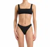Bondi Born Two Piece Aria And Leya Bikini Set In Black In Black