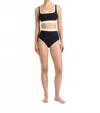 Bondi Born Two-piece Hayden And Jayde Bikini Set In Black/white In Multi
