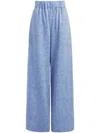 Bondi Born Universal Linen Trousers In Blue