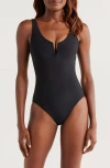 Bondi Born Verity One-piece Swimsuit In Black