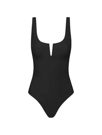 Bondi Born Verity Scoop-neck Swimsuit In Black