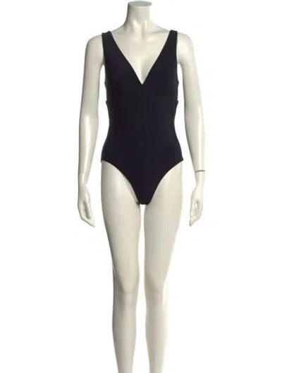 Pre-owned Bondi Born V-neck Sleeveless Bodysuit In Neutral