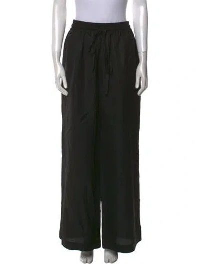 Pre-owned Bondi Born Wide Leg Pants In Black