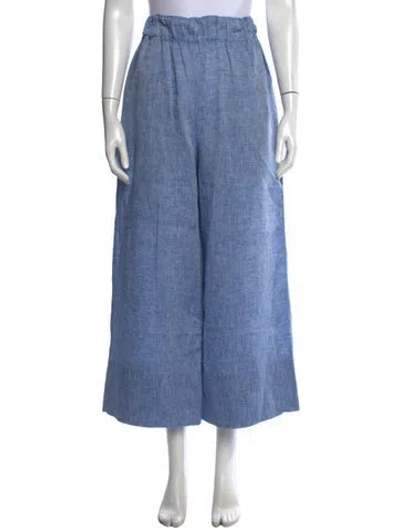 Pre-owned Bondi Born Wide Leg Pants In Blue