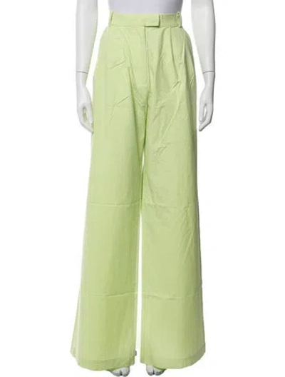 Pre-owned Bondi Born Wide Leg Pants In Green