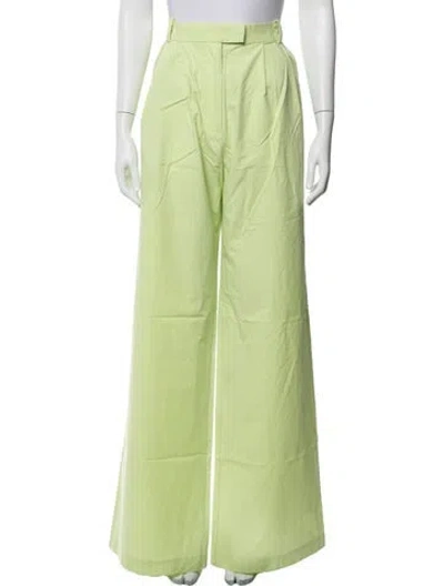 Pre-owned Bondi Born Wide Leg Pants In Green