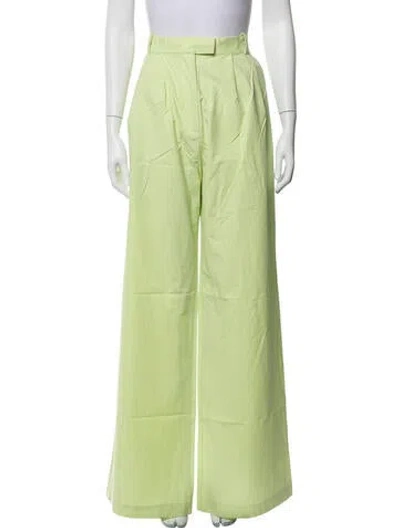 Pre-owned Bondi Born Wide Leg Pants In Green