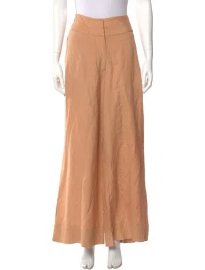 Pre-owned Bondi Born Wide Leg Pants In Neutral