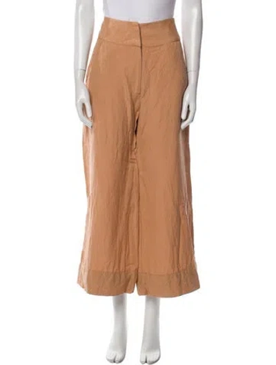 Pre-owned Bondi Born Wide Leg Pants In Neutral