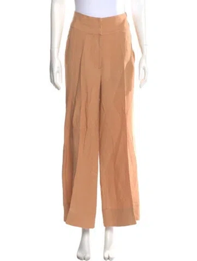 Pre-owned Bondi Born Wide Leg Pants In Neutral