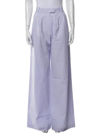 Pre-owned Bondi Born Wide Leg Pants In Purple