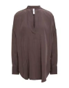 Bondi Born Woman Top Lead Size M Silk, Viscose In Grey