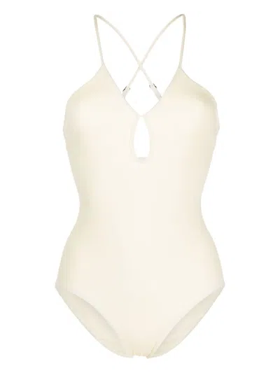 Bondi Born Zoe Keyhole-detail One-piece In Neutrals