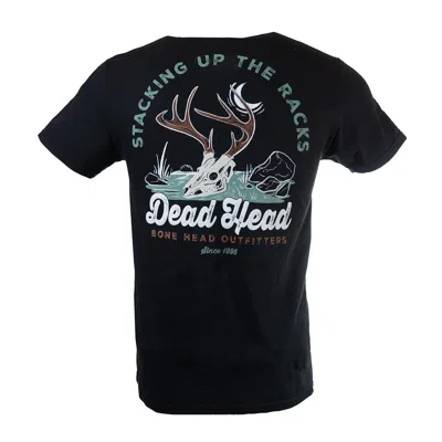 Bone Head Outfitters Men's  Dead Head T-shirt In Black