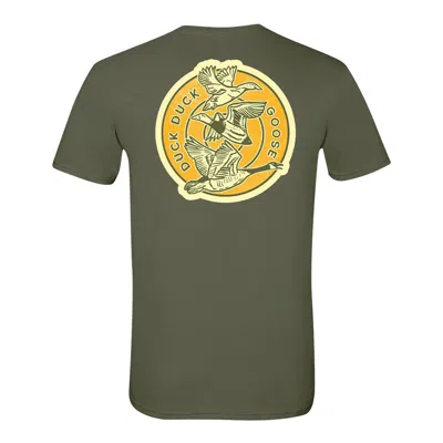 Bone Head Outfitters Men's  Duck Duck T-shirt In Green