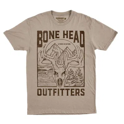 Bone Head Outfitters Men's  Force In Nature T-shirt In Nude
