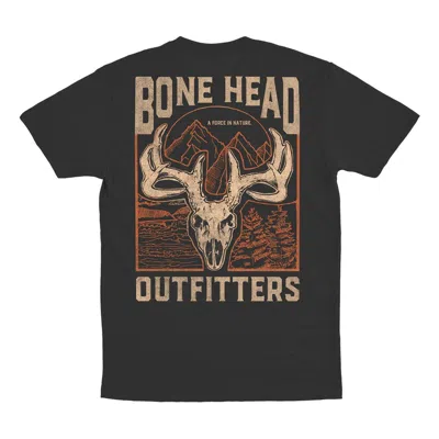 Bone Head Outfitters Men's  Force In Nature T-shirt In Black