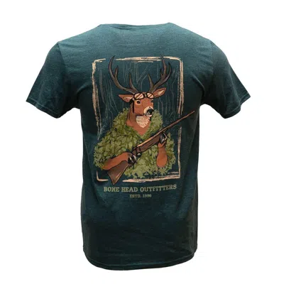 Bone Head Outfitters Men's  Ghillie Deer T-shirt In Green