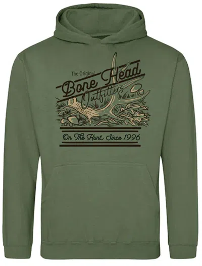 Bone Head Outfitters Men's  On The Hunt Hoodie In Green
