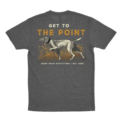 Bone Head Outfitters Men's  Pointer T-shirt In Gray