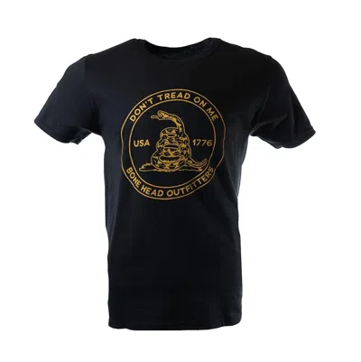 Bone Head Outfitters Men's  Rattle Stamp T-shirt In Black