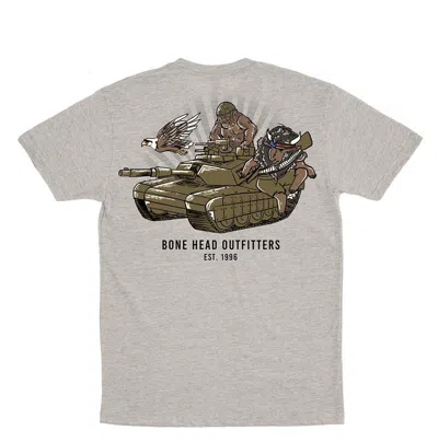 Bone Head Outfitters Men's  Tank Squad T-shirt In Gray