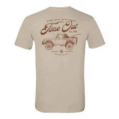 Bone Head Outfitters Men's  Time Out Club T-shirt In Neutral