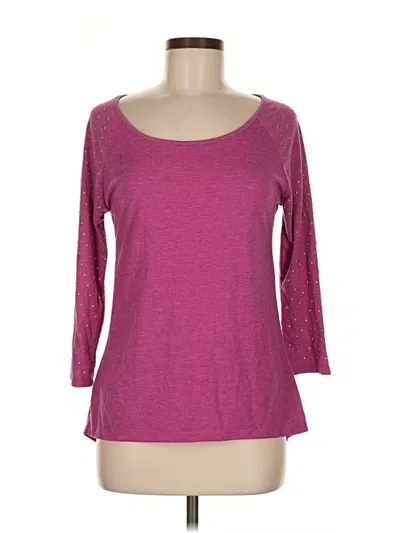 Pre-owned Bongo 3/4 Sleeve T-shirt In Pink