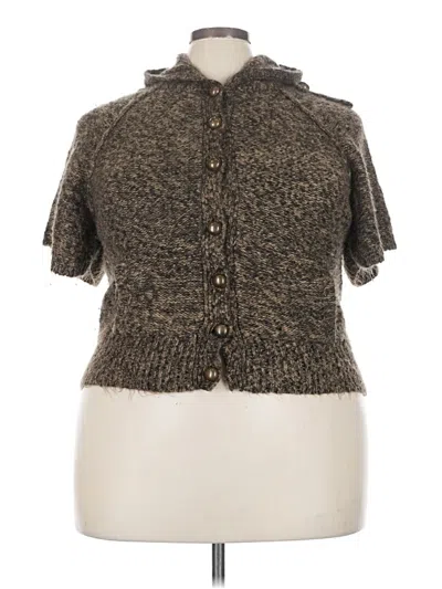 Pre-owned Bongo Cardigan Sweater In Brown