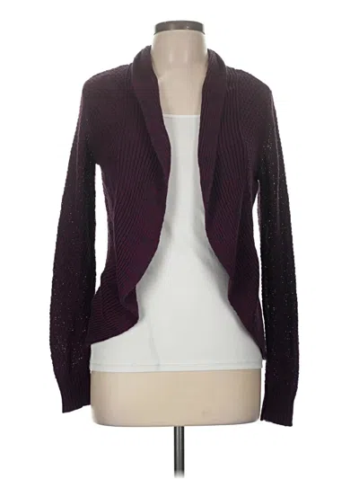 Pre-owned Bongo Cardigan Sweater In Burgundy