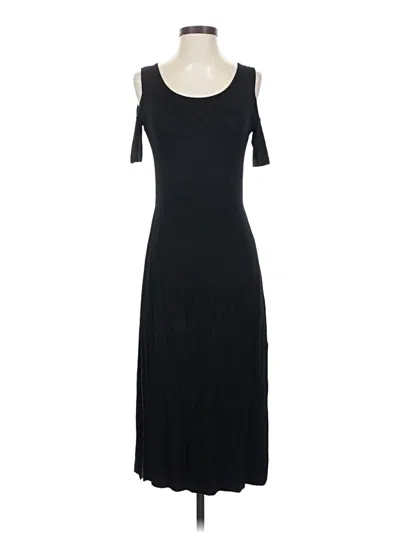 Pre-owned Bongo Casual Dress In Black