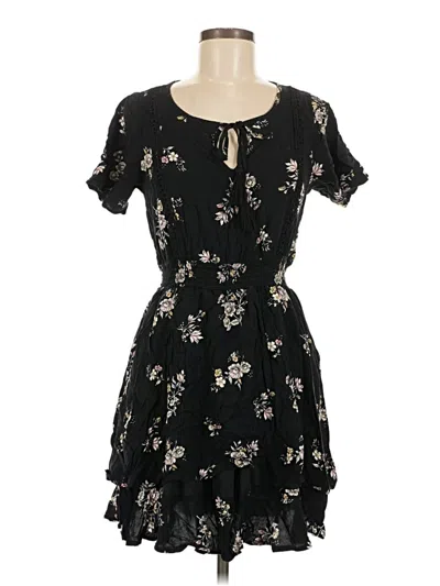 Pre-owned Bongo Casual Dress In Black