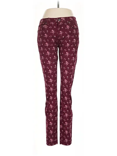 Pre-owned Bongo Casual Pants In Burgundy