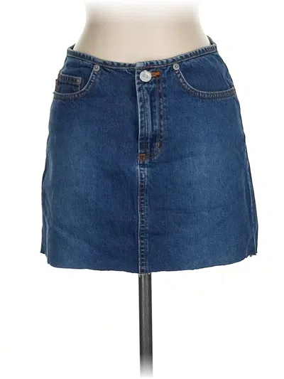 Pre-owned Bongo Denim Skirt In Blue