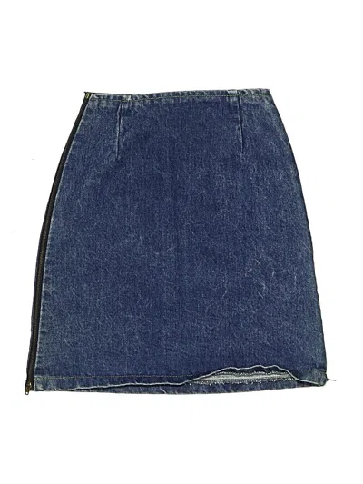 Pre-owned Bongo Denim Skirt In Blue