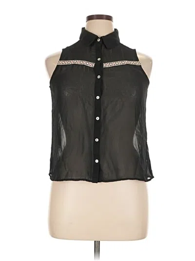 Pre-owned Bongo Sleeveless Blouse In Black