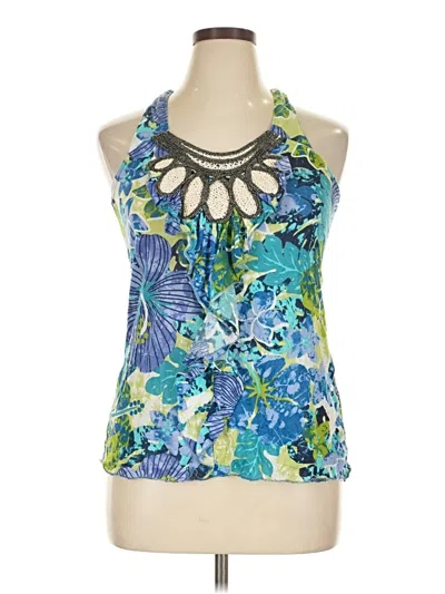 Pre-owned Bongo Sleeveless Blouse In Blue